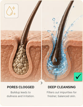 Hard Water Minerals Clog Your Follicles