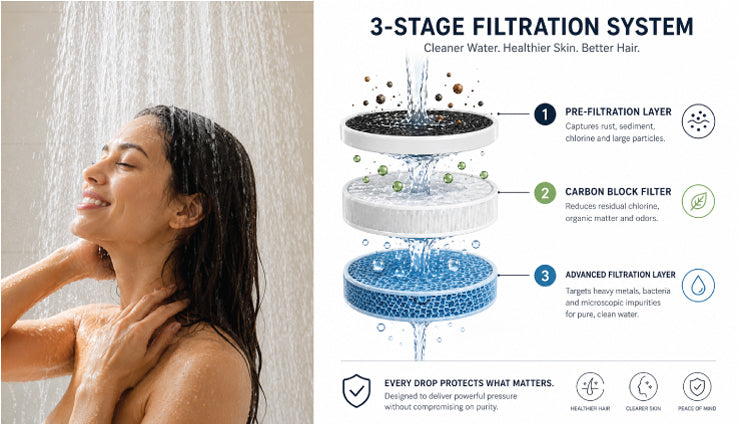 3-Stage Filtration System diagram