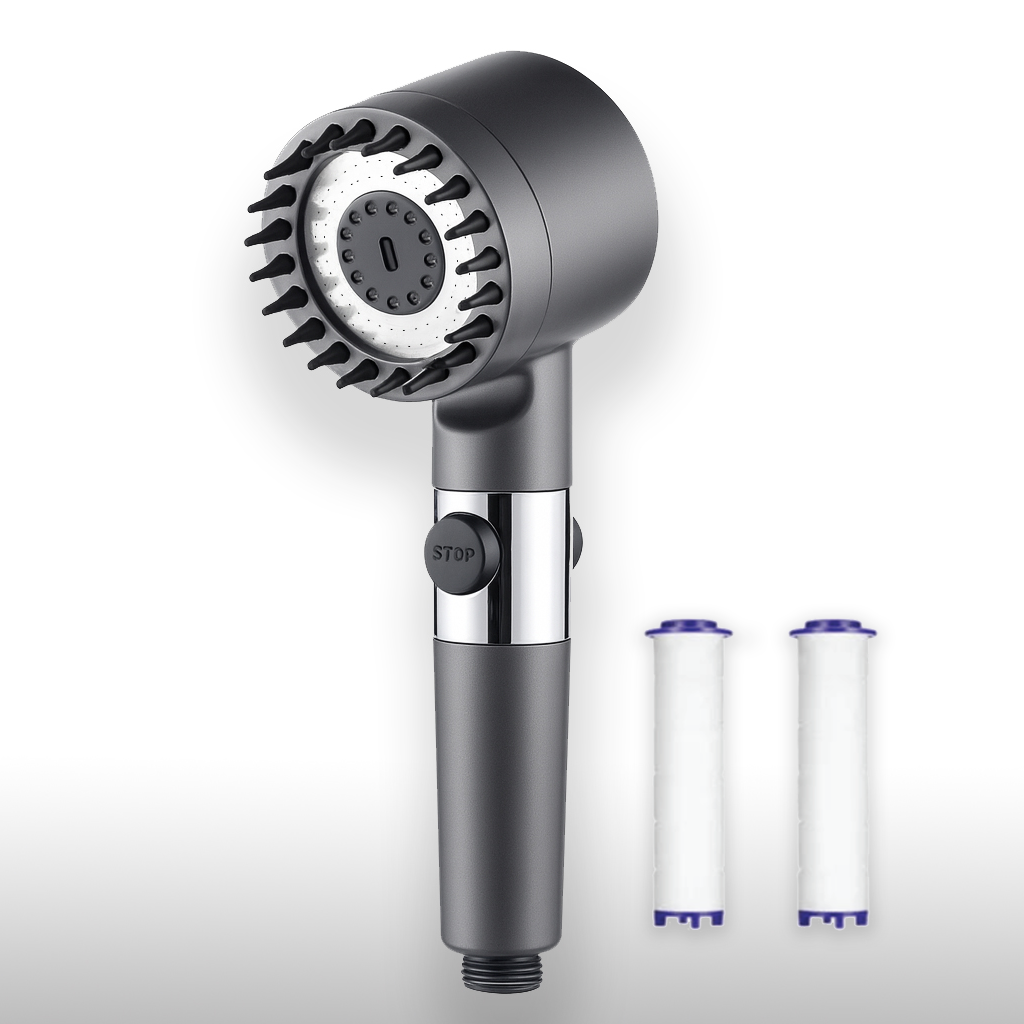 ShowerFlowLuxe Purity with extra filters