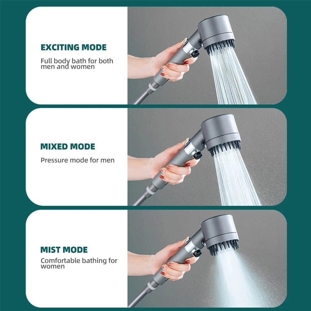 High-pressure Shower Head 3-mode Purity filters