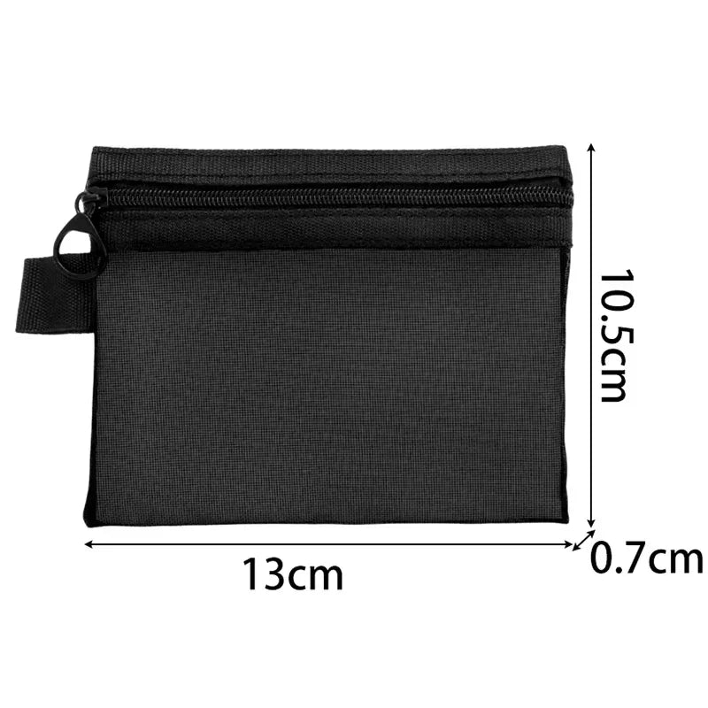 3 Air Mesh Clear Cosmetic Bags