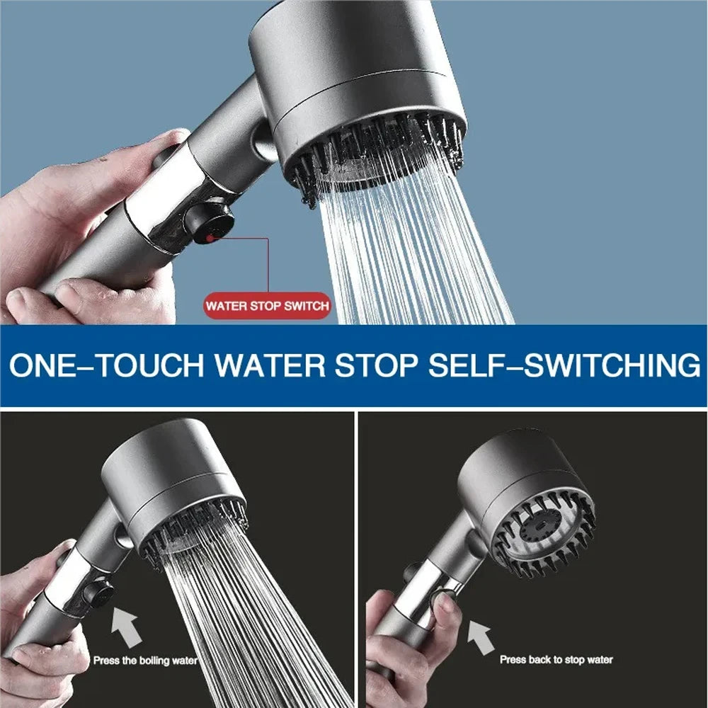 High-pressure Shower Head 3-mode Purity filters