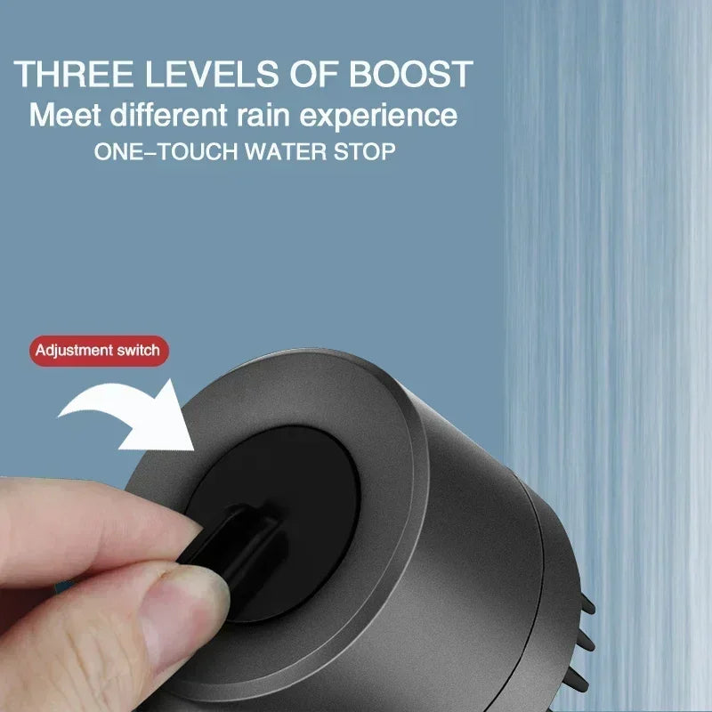 High-pressure Shower Head 3-mode Purity filters